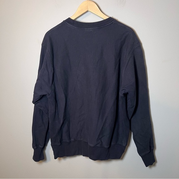 Vintage Penn State Crewneck Mens L Navy Blue Champion Reverse Weave Sweatshirt - Picture 3 of 4